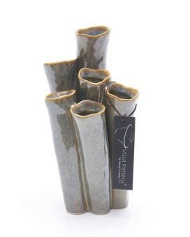 Vase New Juul porcelaine 10x20cm bleu