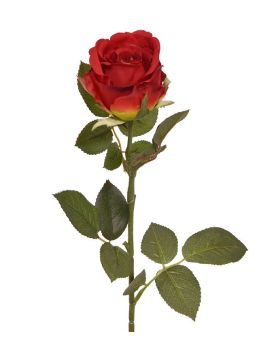 Tige de Rose artificielle promo 74 cm rouge