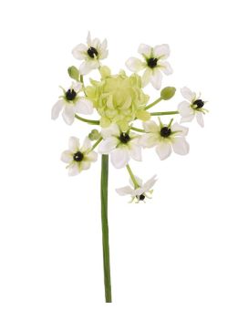 Ornithogalum Arabicum fleur artificielle 72 cm blanc