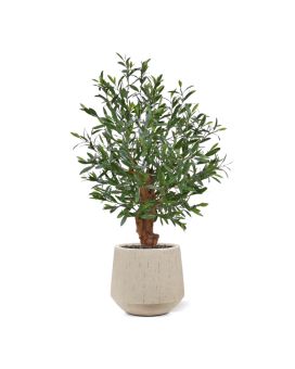 Bonsai artificiel d'olivier Deluxe 90cm UV
