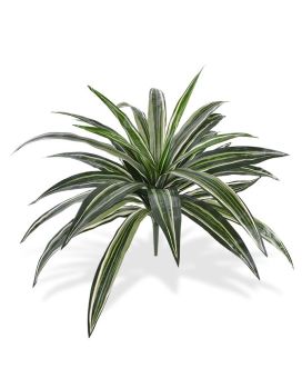 Draceana plante artificielle de 40 cm verte-panaché