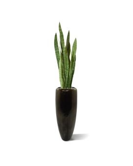 Sanseveria artificiel Vert 110cm en pot