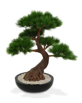 Pin Bonsai Artificiel Deluxe 80 cm sur base