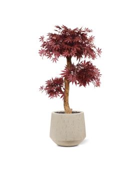 Acer Bonsaï arbre artificiel de 95 cm burgundy