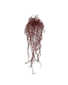 Plante artificielle suspendue Callisia 70cm UV bordeaux