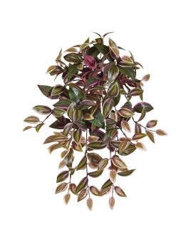 Tradescantia Plante suspendue artificielle vert/rouge 50cm