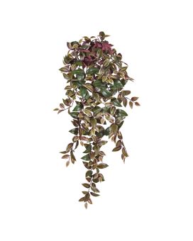 Tradescantia Plante suspendue artificielle vert/rouge 100cm
