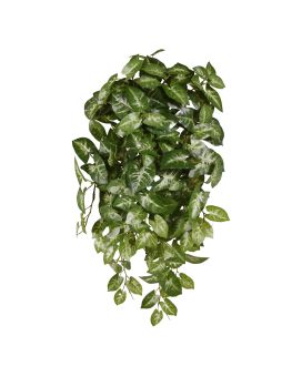 Syngonium Plante suspendue artificielle 50cm panachée