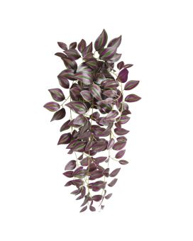 Pendentif Tradescantia Zebrina Artificiel de 40cm en pot