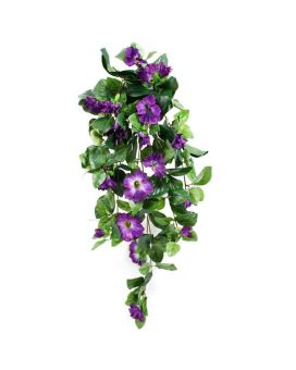 Pétunia artificiel chute deluxe violet 80cm