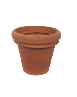 Doppio Bordo 30x25cm Terracotta