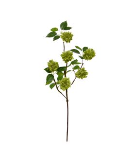 Viburnum fleur artificielle 56cm vert