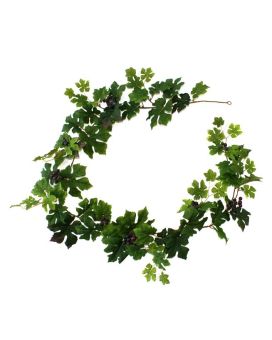 Guirlande de vigne artificiel avec raisins de 180cm