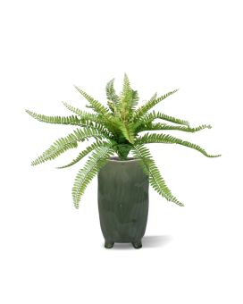Fougère Boston artificielle de 65 cm en pot