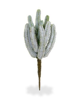 Cactus d'Euphorbia artificiel de 25 cm gris