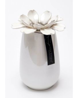 Vase Madelief porcelaine 14x20cm blanc