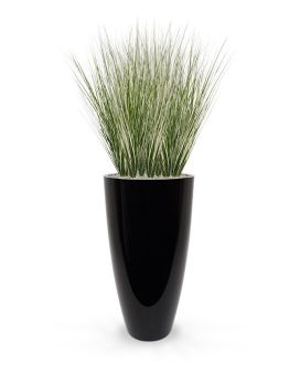 Herbes artificielle deluxe de 85 cm verte-crème