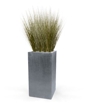 Bouquet d'Herbe Zébré artificiel deluxe de 85 cm vert-marron
