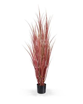 Herbe artificielle deluxe de 130 cm burgundy