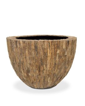Pot d'ornement Bosco Bowl Plus Cemani 55x40 cm