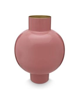 Pip Studio Vase Métal Grand Vieux Rose 31x42cm