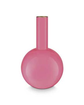 Pip Studio Vase Métal Moyen Rose 19x33cm