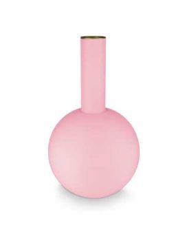Pip Studio Vase Métal Grand Mat Rose Clair 24x42cm