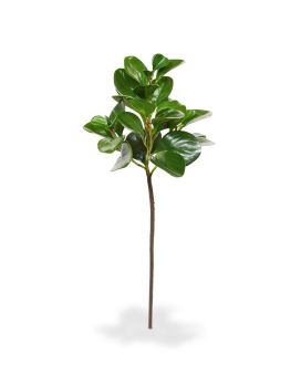 Peperomia Obtusifolia branche artificielle de 50 cm