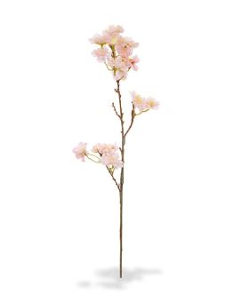 Branche de fleur artificielle de 60 cm rose