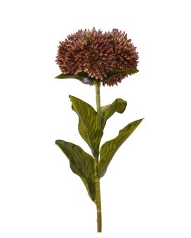 Branche de Sedum artificielle de 50 cm rouge