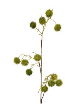 Branche de Chardon artificielle de 85 cm verte