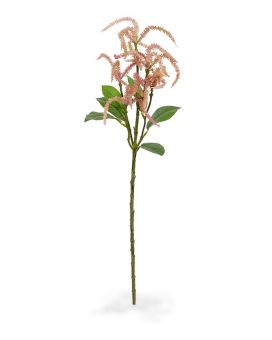 Branche Amaranthus artificielle de 55 cm rose