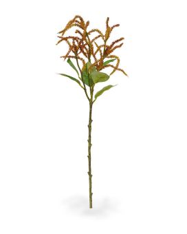 Amaranthus branche artificiel de 55 cm orange