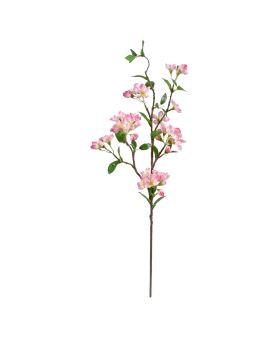 Branche de fleur artificielle de pommier deluxe 95cm rose