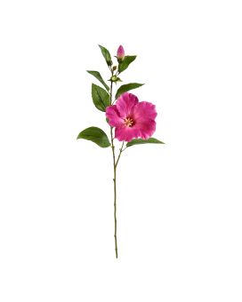 Branche artificielle de Hibiscus 65cm - cerise