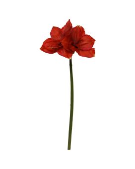 Amaryllis Fleur Artificielle 67cm Rouge