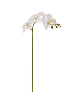 Fleur artificielle Phalaenopsis 90cm blanc