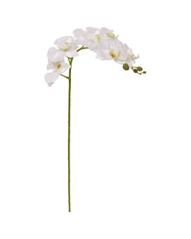 Fleur artificielle Phalaenopsis 95cm blanc