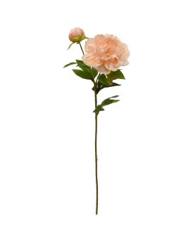 Fleur artificielle pivoine 69cm saumon