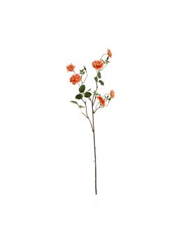 Branche de Rose Sauvage Artificielle 71cm Pêche