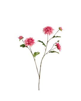 Branche de Dahlia Deluxe Artificielle 78cm Rose