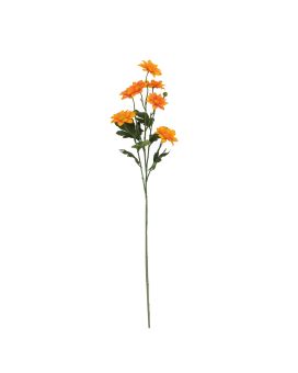 Chrysanthème Artificiel 68cm Orange