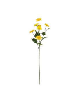 Chrysanthème Artificiel 68cm Jaune