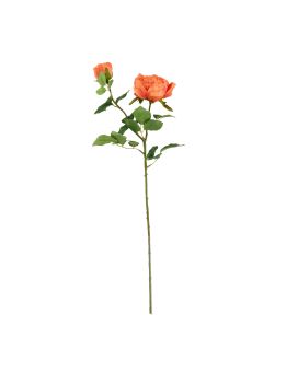 Rosier Anglais Artificiel 69cm Orange