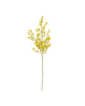 Branche de Mimosa Artificielle 68cm Jaune
