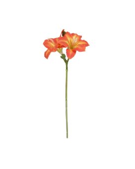 Tige d'Amaryllis Artificielle 39cm Orange