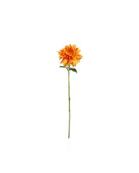 Tige de Dahlia Artificielle 57cm Orange
