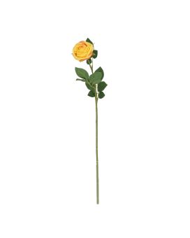 Tige de Rose Artificielle Bella 50cm Jaune