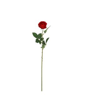 Tige de Rose Artificielle Bella 50cm Rouge