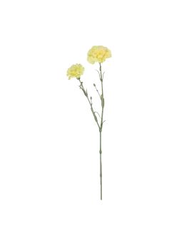 Branche de Oeillet Artificielle 61cm Jaune